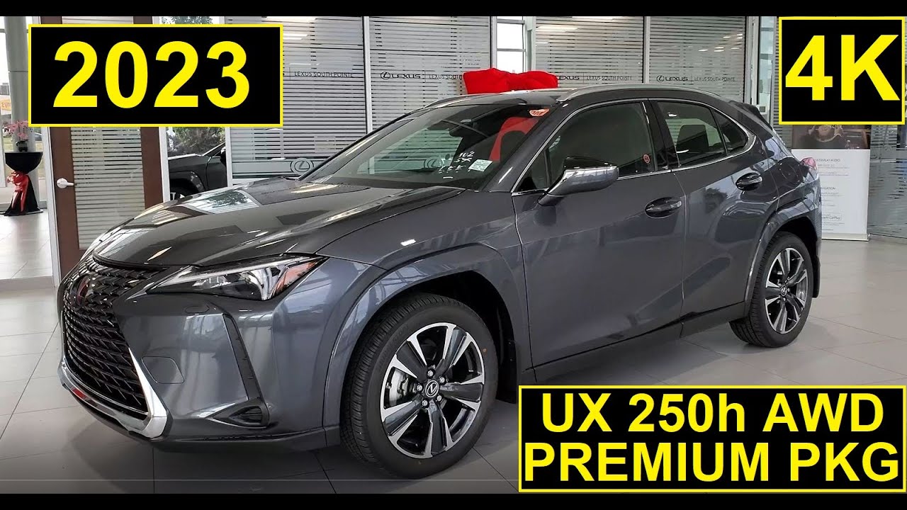 2023 Lexus UX 250h Hybrid Premium Package Full Review of features and  Detailed Walk Through - YouTube