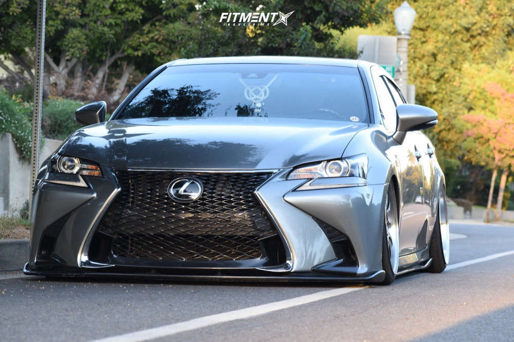 2016 Lexus GS350 F Sport with 19x9.5 Work Emotion D9r and Hankook 235x35 on  Air Suspension | 807977 | Fitment Industries