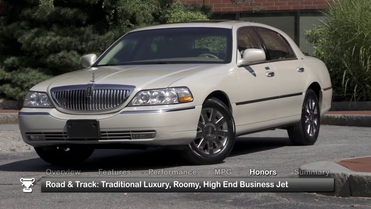 2011 Lincoln Town Car Full Sized Sedan Used Car Test Drive Report - YouTube