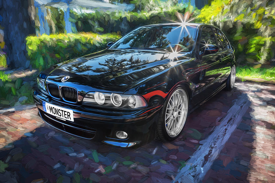 1999 BMW 528i Sports Car Painted Photograph by Rich Franco - Pixels