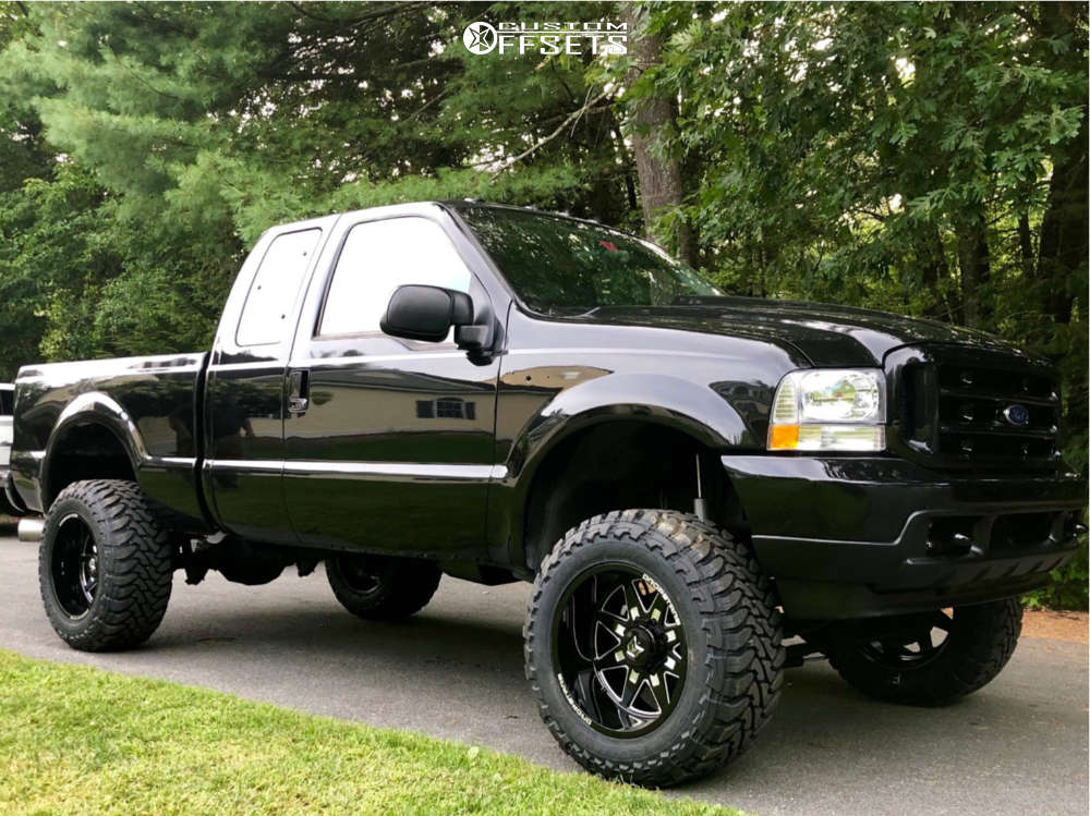 1999 Ford F-350 Super Duty with 20x12 -44 Dropstars 655bm and 35/13.5R20  Toyo Tires Open Country M/T and Suspension Lift 3" | Custom Offsets
