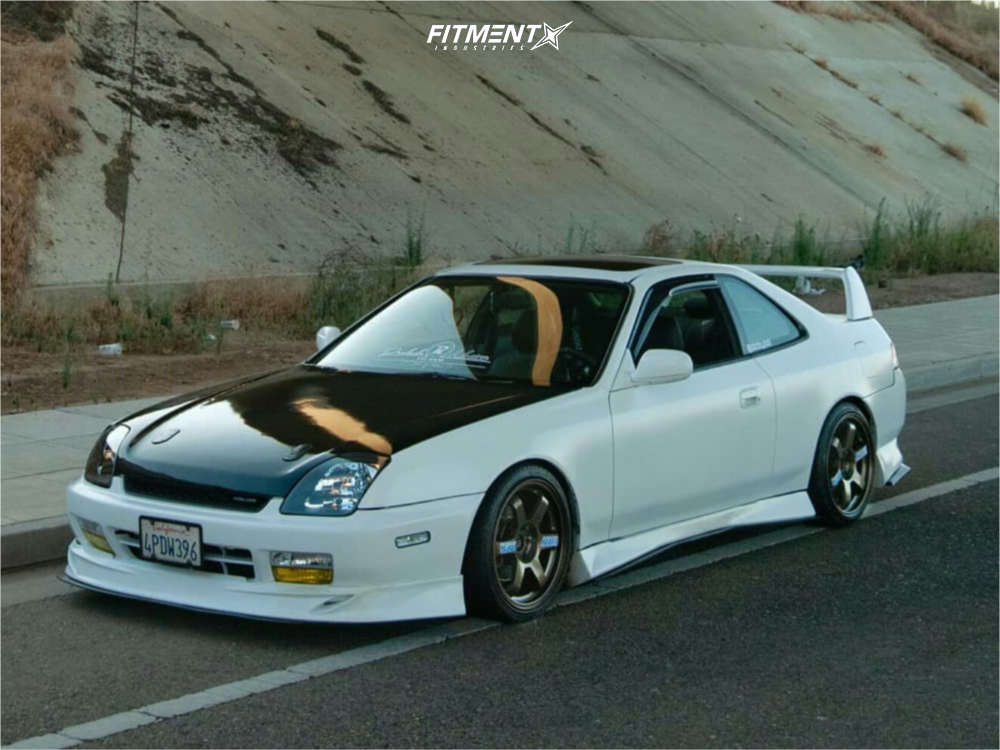 2001 Honda Prelude Base with 17x8 Rota Grid and Nankang 205x40 on Coilovers  | 1239588 | Fitment Industries