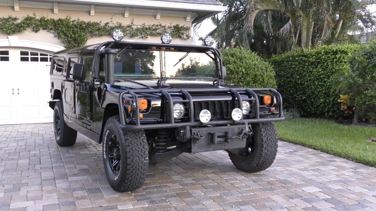 1997 AM General Hummer H1 M998 HMMWV Review and Test Drive by Bill - Auto  Europa Naples (SOLD) - YouTube