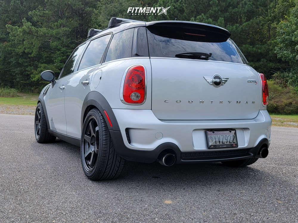 2013 Mini Cooper Countryman S ALL4 with 18x8.5 9SiX9 SIX-1 and Delinte  245x40 on Lowering Springs | 1899319 | Fitment Industries