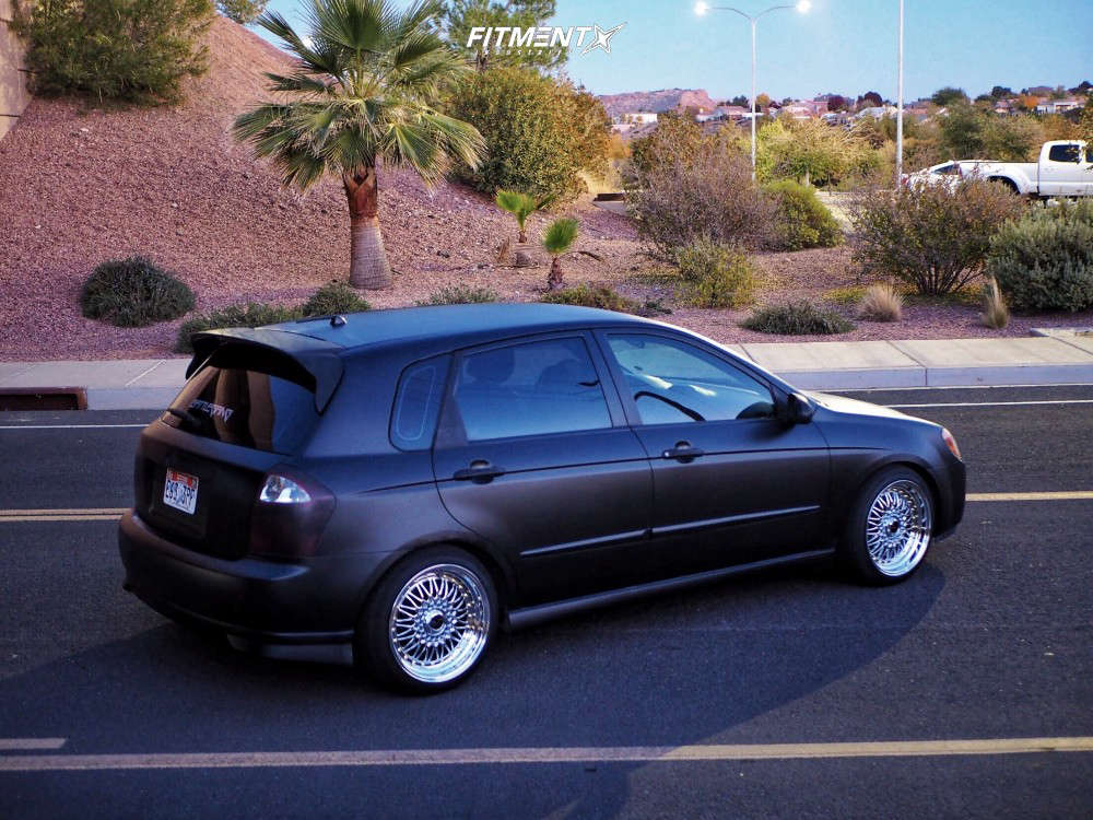 2006 Kia Spectra5 Base with 17x8.5 JNC Jnc004 and Hankook 205x45 on  Coilovers | 537227 | Fitment Industries
