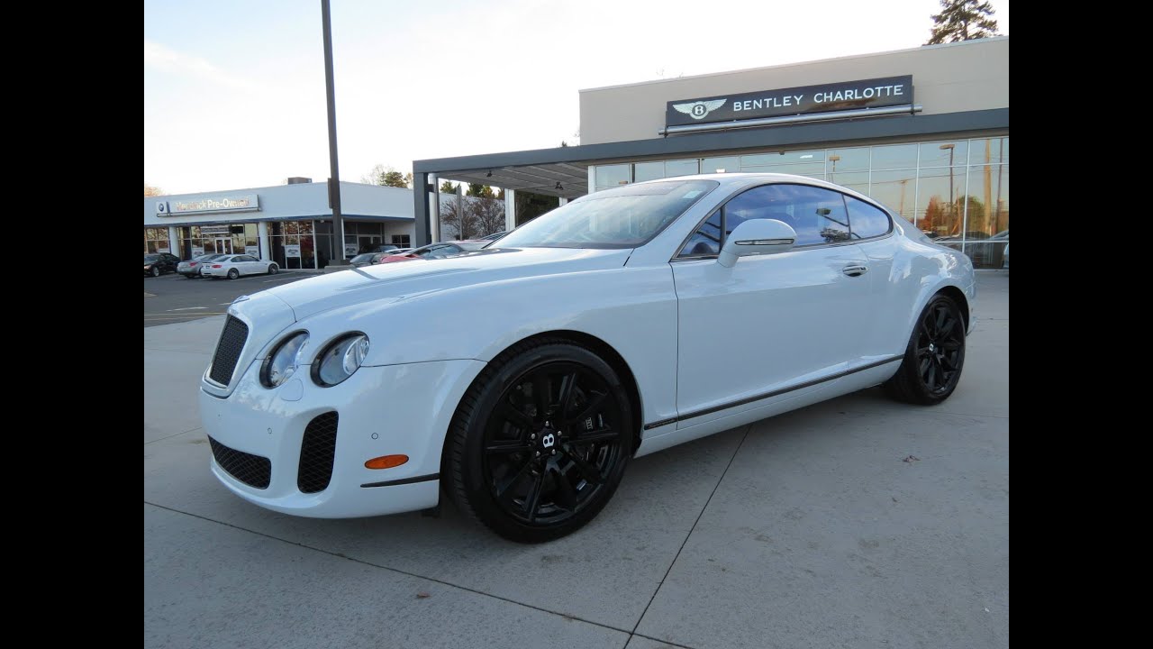 2010 Bentley Continental Supersports Start Up, Exhaust, and In Depth Review  - YouTube