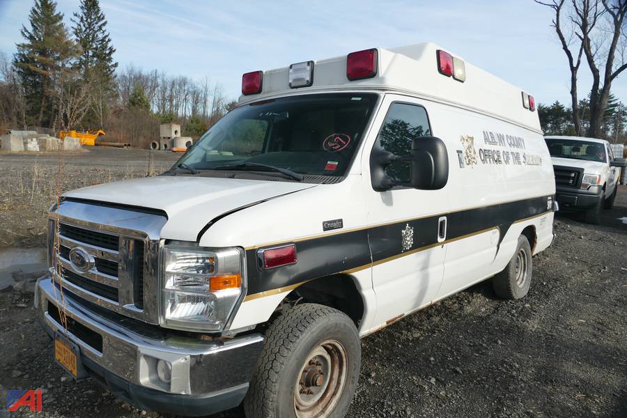 Auctions International - Auction: Albany County Sheriff's Dept-NY #31108  ITEM: (#S9) 2011 Ford E350 Super Duty Extended Ambulance