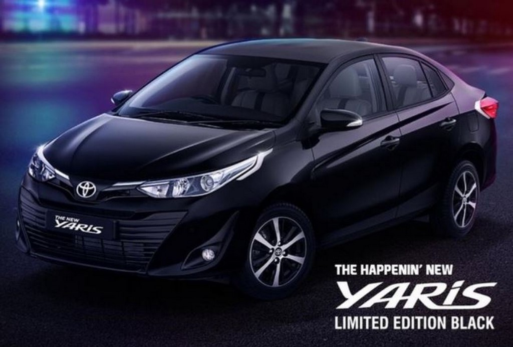 Toyota Yaris Black Edition Teased, Looks Sportier Than Standard Model
