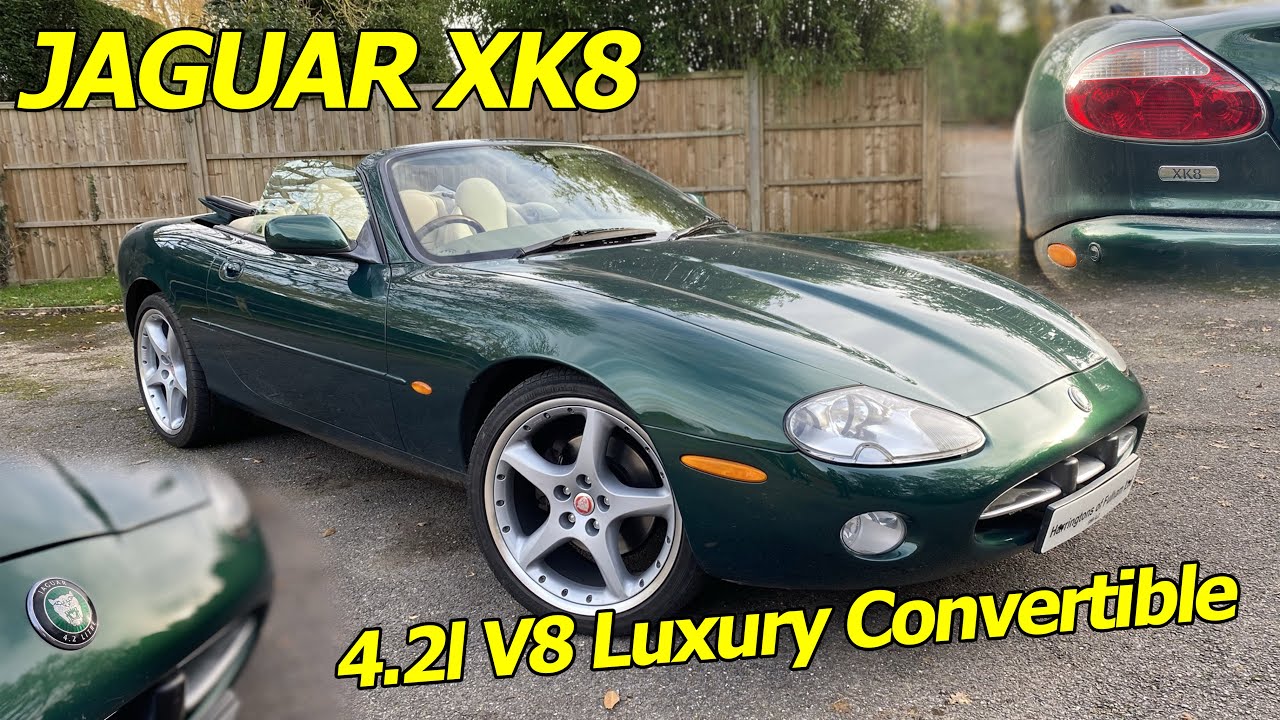 The COOLEST Luxury Convertible - Jaguar XK8 Review (4.2L V8) - YouTube