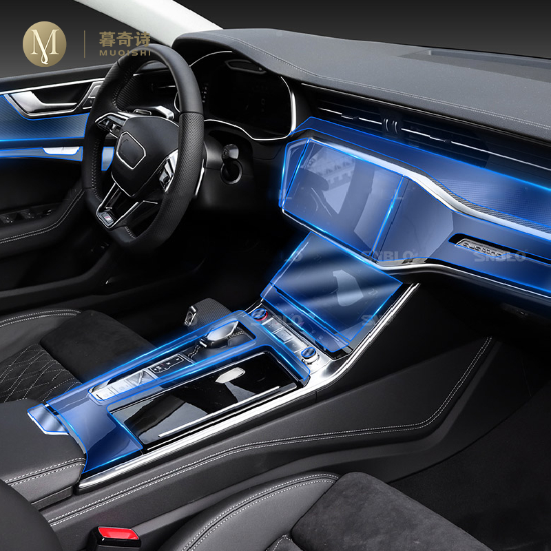 For Audi S7 Rs7 2021-2023 Car Interior Center Console Transparent Tpu  Protective Film Anti-scratch Repair Film Accessories Refit - Interior  Mouldings - AliExpress