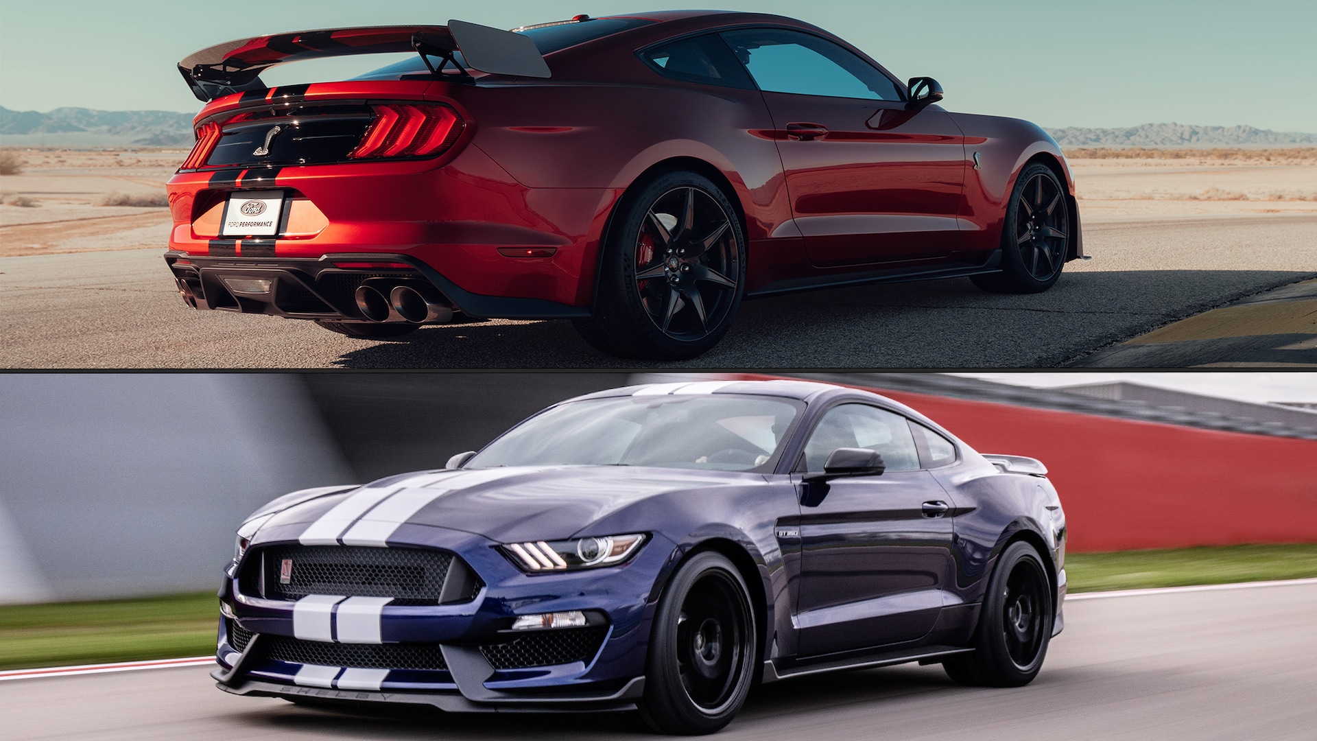 2020 Ford Shelby Mustang GT500 vs. GT350: How They're Different