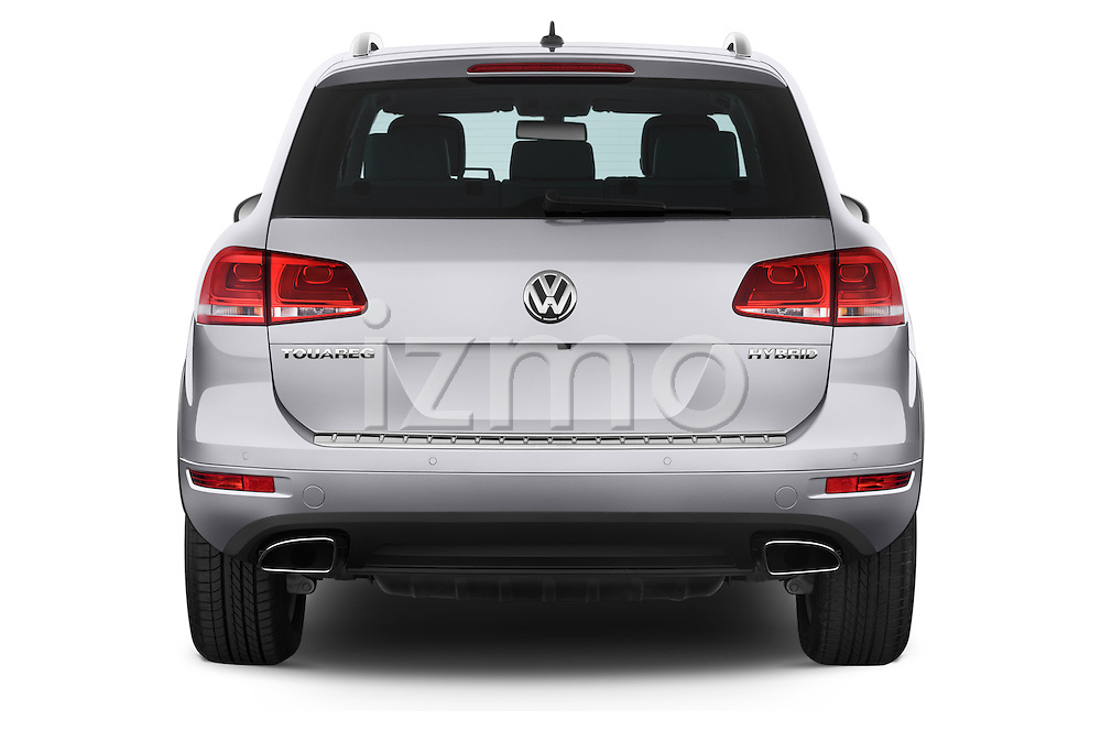 2014 Volkswagen Touareg Hybrid 5 Door SUV 2WD Rear View Stock Images |  izmostock
