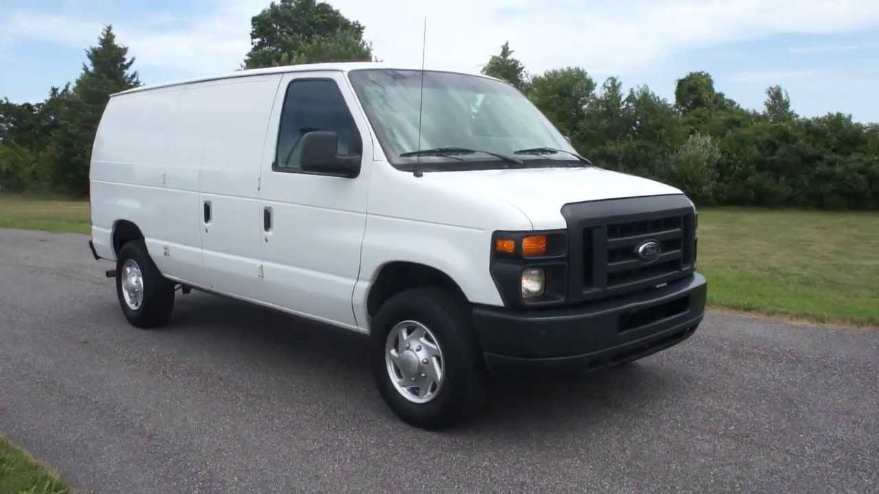 2010 Ford E250 Econoline Cargo Van For Sale~Power Windows & Locks~Salvage  Title - YouTube