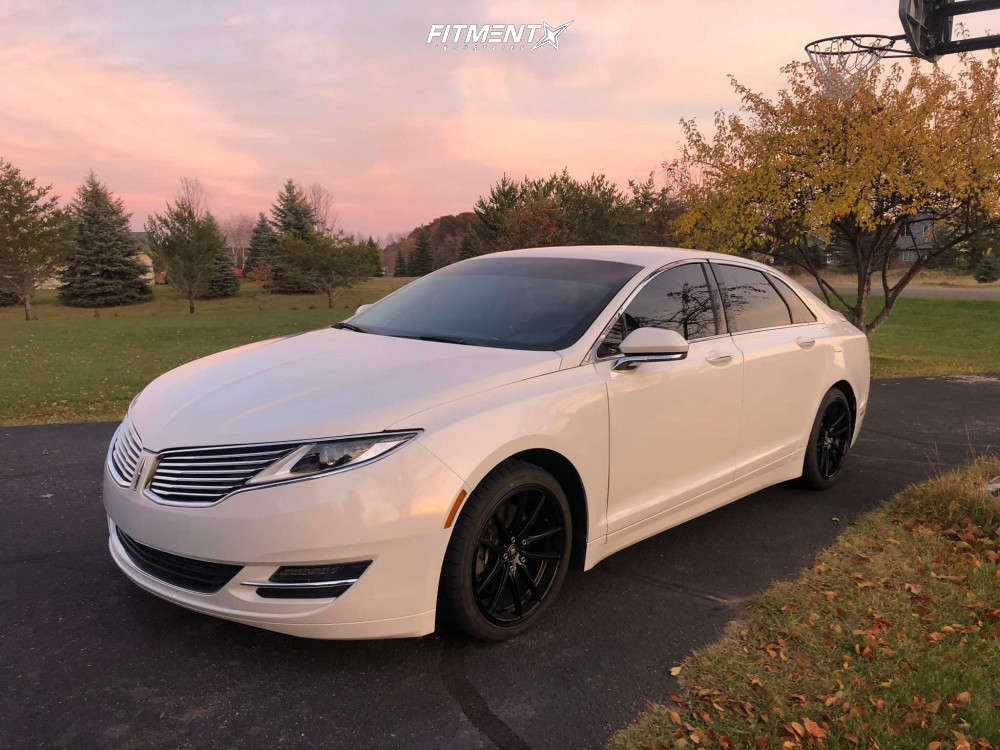 2014 Lincoln MKZ Base with 18x8 Konig Oversteer and Milestar 225x40 on  Stock Suspension | 1959169 | Fitment Industries
