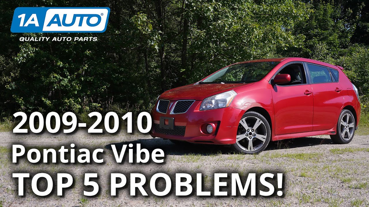 Top 5 Problems Pontiac Vibe Hatchback 2009-2010 2nd Generation - YouTube