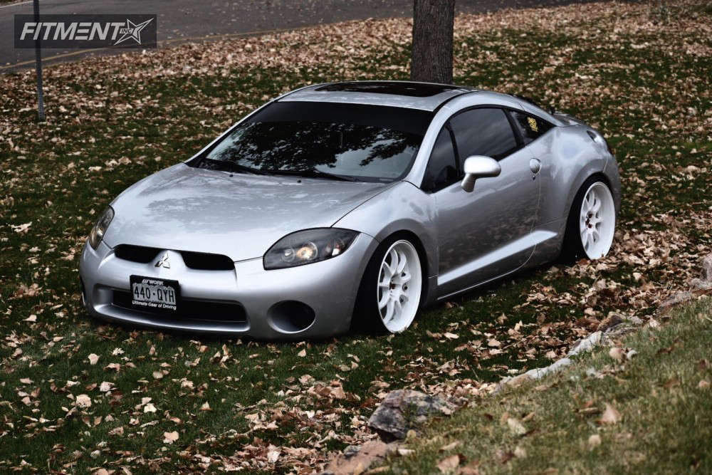 2007 Mitsubishi Eclipse GT with 19x9.5 Work D9r and Delinte 225x35 on  Coilovers | 306535 | Fitment Industries