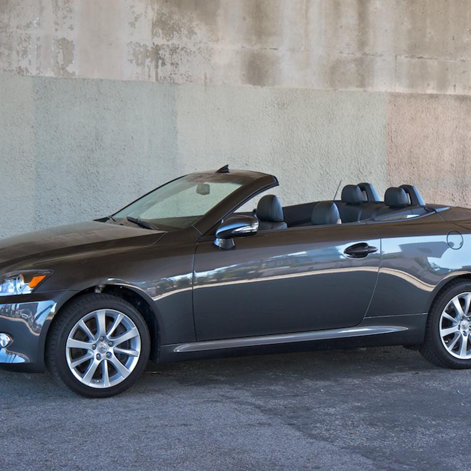 2011 Lexus IS 350 C Test Drive and Review: Managing the Convertible  Compromise