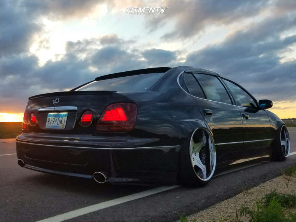 1999 Lexus GS400 Base with 19x11 Leon Hardiritt Ordens and Achilles 245x35  on Air Suspension | 608054 | Fitment Industries
