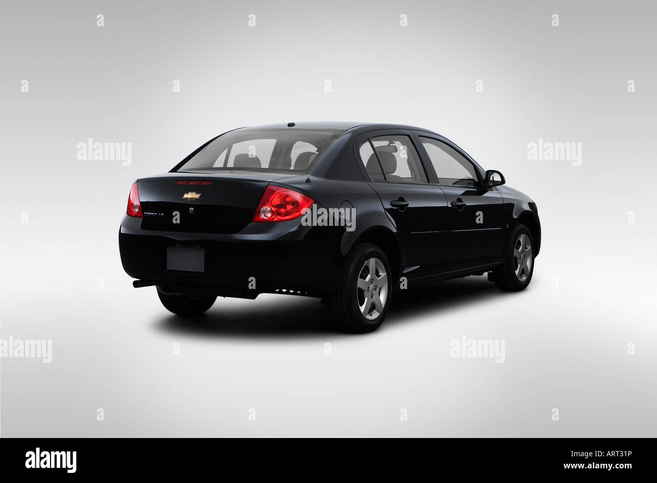 2008 Chevrolet Cobalt LS in Black - Rear angle view Stock Photo - Alamy