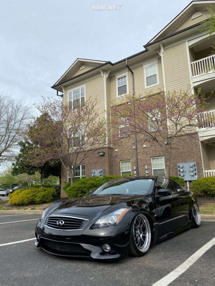 2015 INFINITI Q60 S with 19x9.5 SSR Professor Ms3 and Hankook 225x35 on Air  Suspension | 1647718 | Fitment Industries