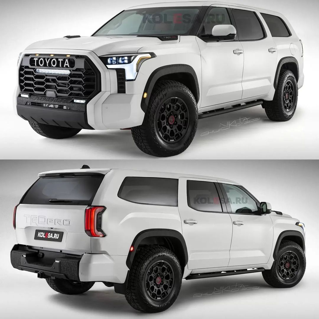 2022 Toyota Tundra Quickly Morphs Into Upcoming Sequoia With Expected  Changes - autoevolution
