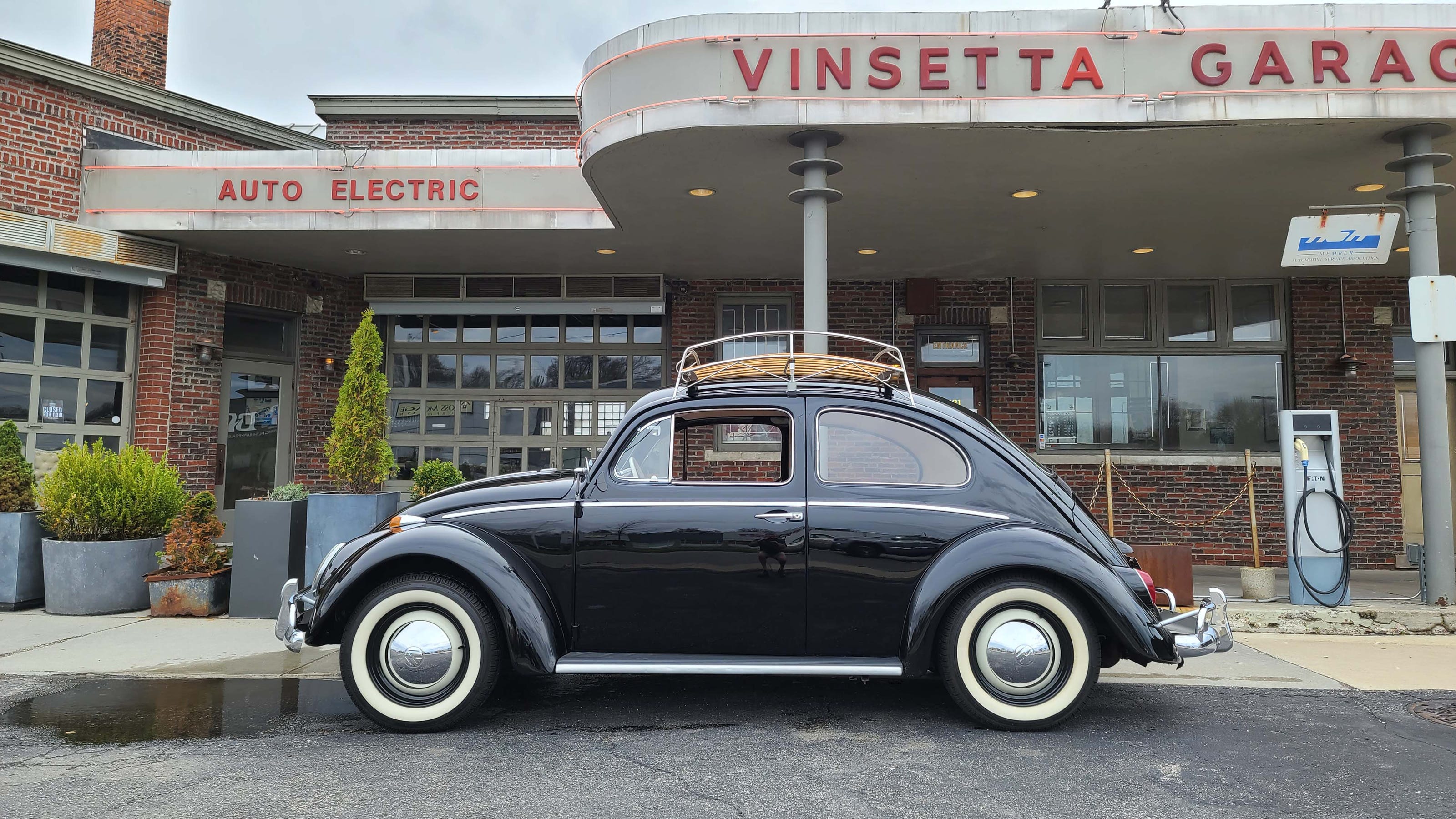 Turning back the clock in a '64 VW Beetle