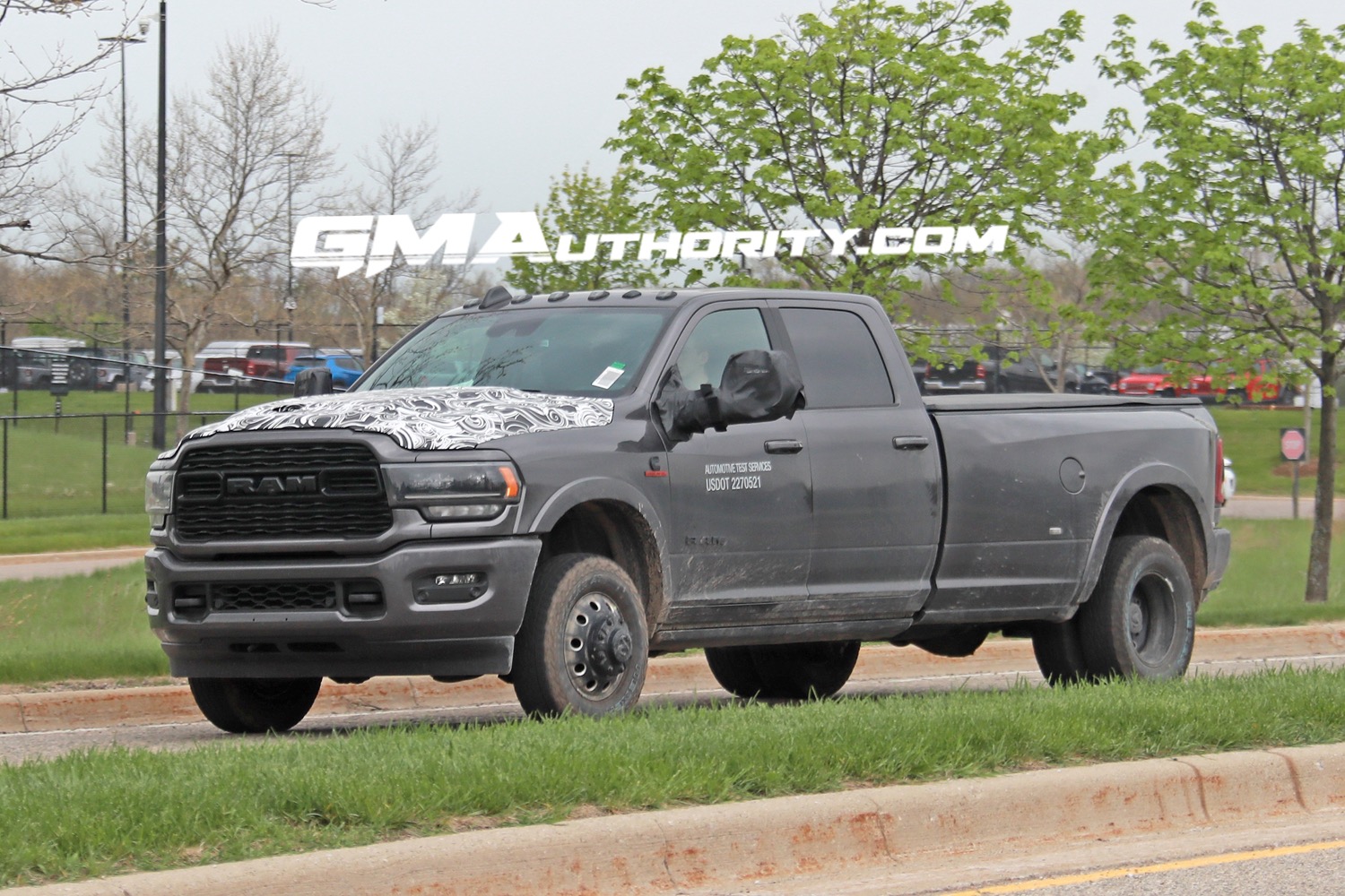 Refreshed 2023 Ram 3500 Dually Spotted With New Hood And Mirrors