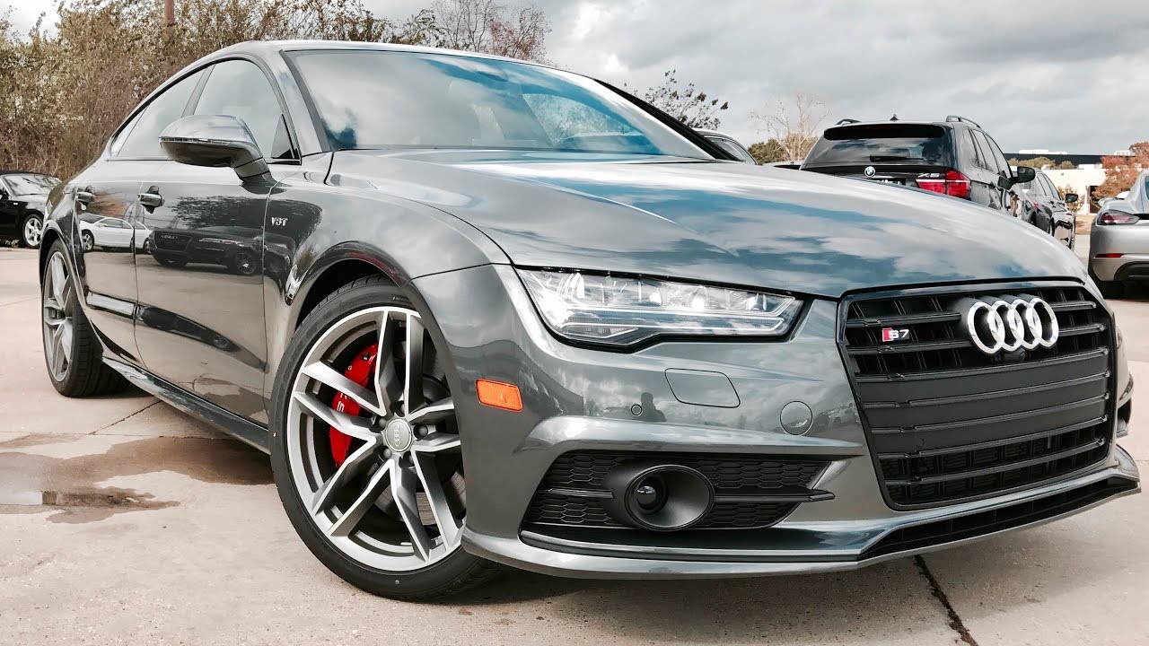 2017 Audi S7 (A7) 4.0T Quattro S Tronic Full Review /Exhaust /Start Up  /Short Drive - YouTube