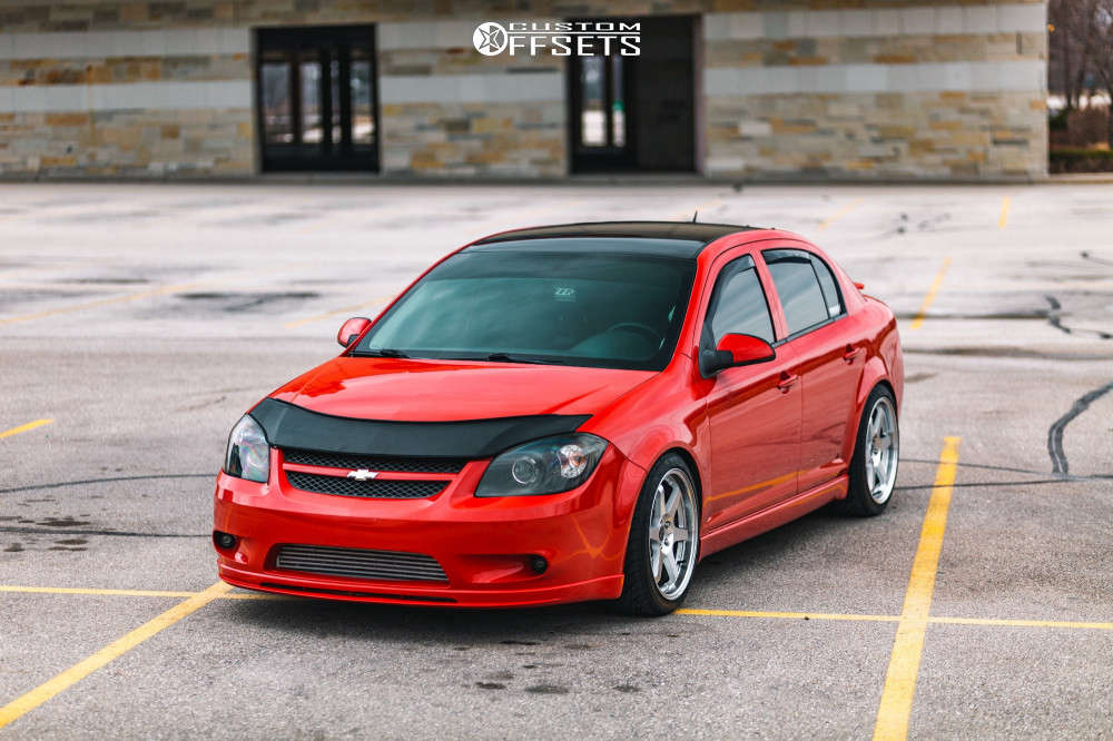 2009 Chevrolet Cobalt with 18x8.5 35 Vors Tr37 and 225/40R18 Federal SS595  and Coilovers | Custom Offsets