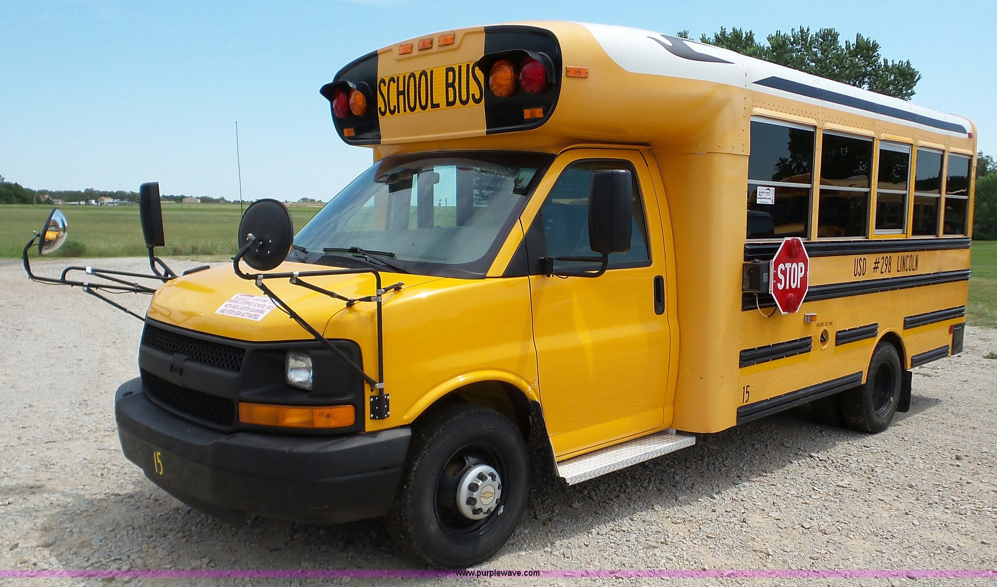 2009 Chevrolet Express 3500 Cargo school bus in Lincoln, KS | Item K5254  sold | Purple Wave