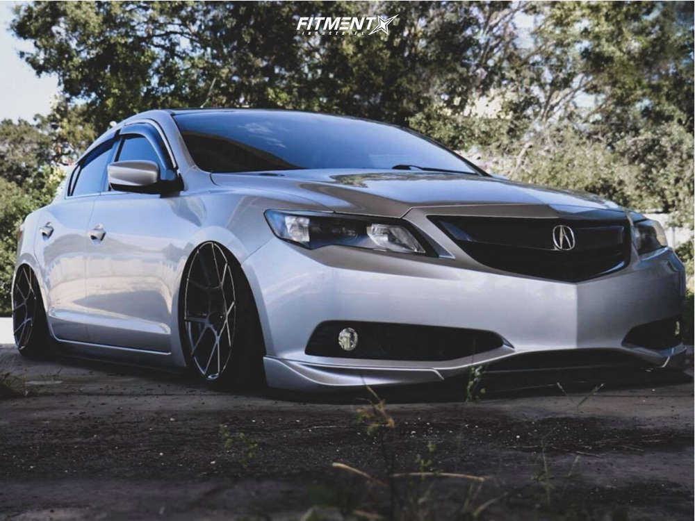 2013 Acura ILX Base with 18x9.5 Rotiform Kps and Federal 215x35 on Air  Suspension | 504886 | Fitment Industries
