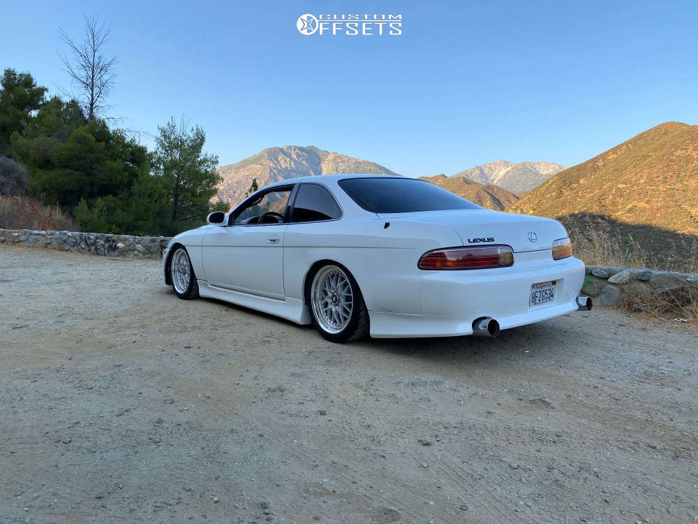 1992 Lexus SC300 with 18x8 25 Work VS X9 and 235/40R18 Federal 595 Rs-rr  and Coilovers | Custom Offsets