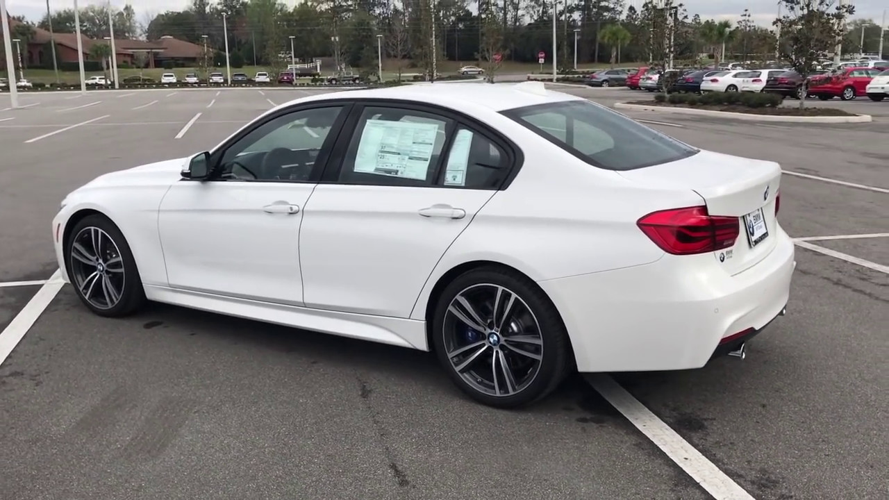 2017 BMW 340i Alpine white / 19in M Wheels / BMW Review / BMW of Ocala -  YouTube