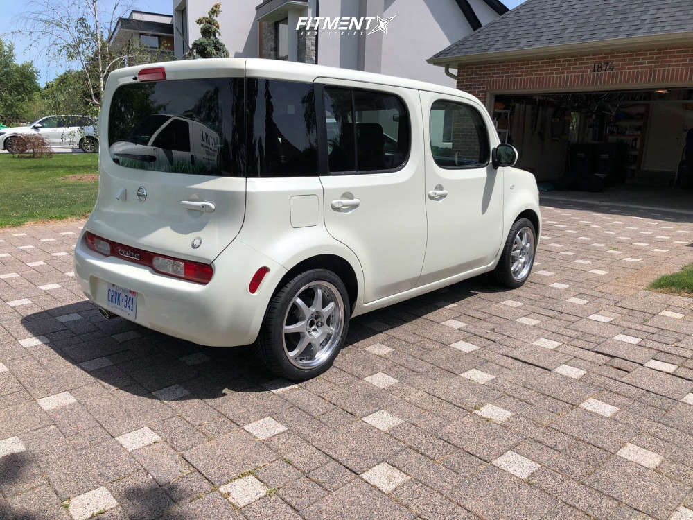 2010 Nissan Cube SL with 17x7 Motegi Racing FF7 and Continental 215x45 on  Stock Suspension | 1800599 | Fitment Industries