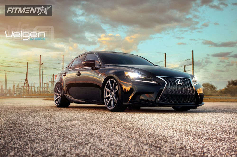 2013 Lexus IS250 Base with 20x9 Velgen VMB8 and Hankook 235x30 on Lowered  Adj Coil Overs | 2131 | Fitment Industries