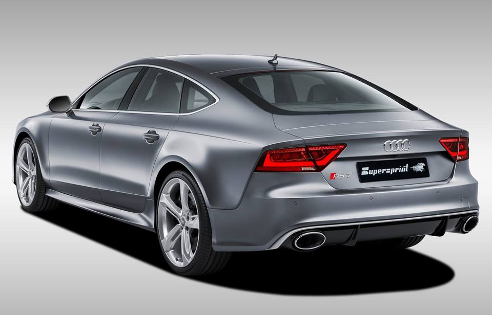 Supersprint Exhaust for AUDI A7 RS7 Quattro 4.0T (560 Hp) 2013 -> (with  valve)
