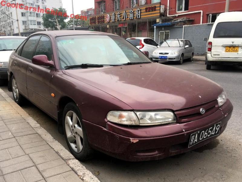 Mazda 626 Hatchback Is Purple In China - CoolCarsInChina.com