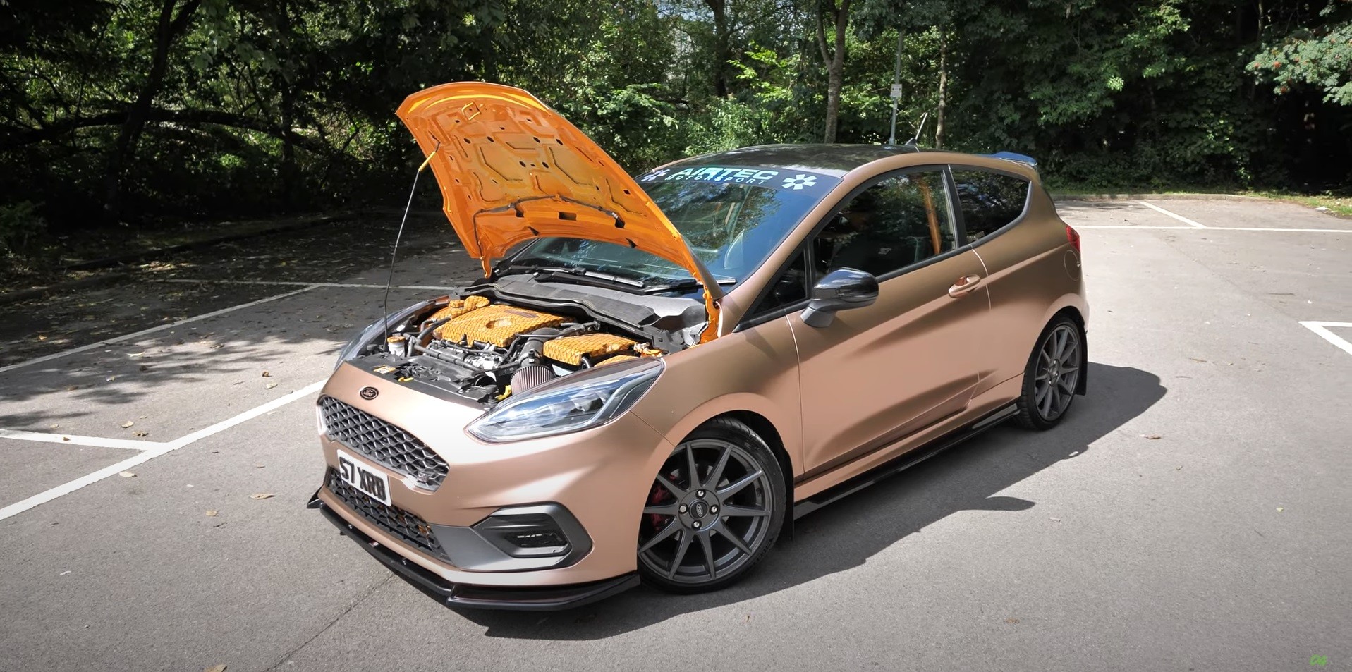 Rachel's Stage 2 Ford Fiesta ST Is Quick, Loud, and of Course, Pink. Sorry,  "Rose Gold" - autoevolution