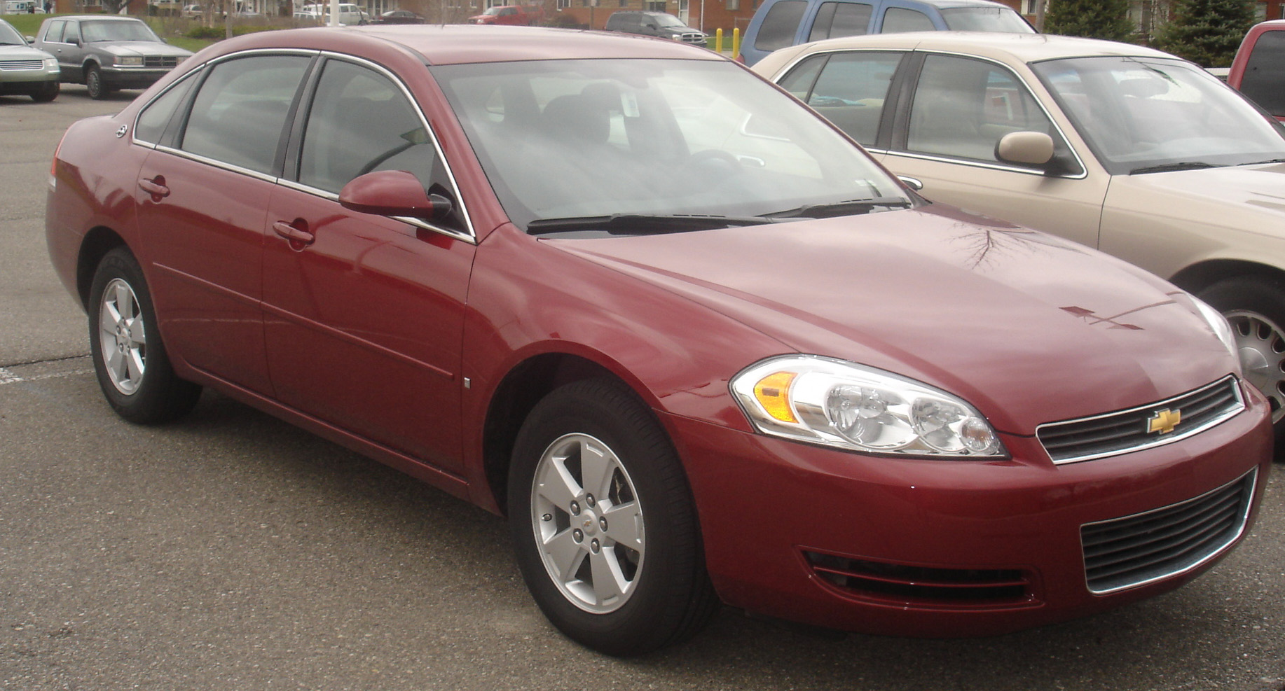 File:Chevrolet Impala - red - 2007.jpg - Wikimedia Commons