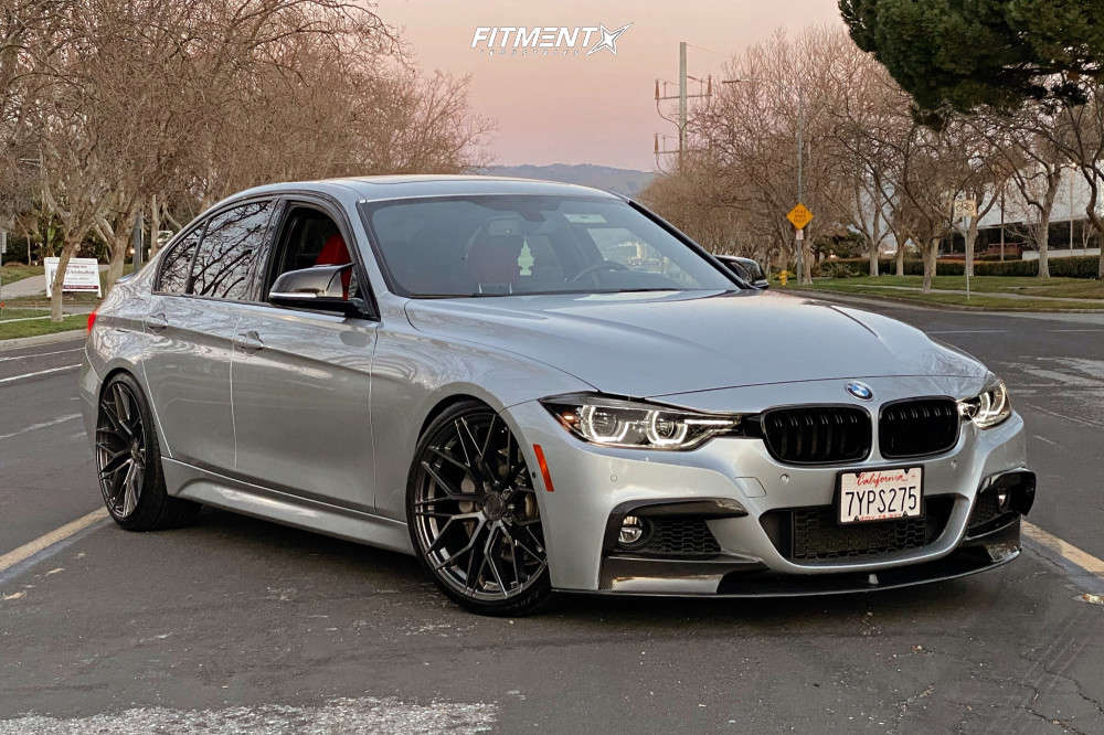 2017 BMW 340i Base with 20x9 Avant Garde M520-r and Nankang 245x35 on  Lowering Springs | 1525772 | Fitment Industries