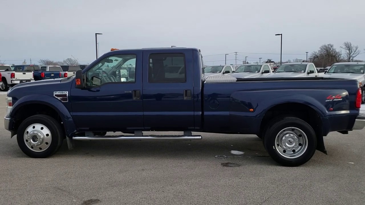 2008 FORD F450 CREW LARIAT ULTIMATE DRW POWERSTROKE DIESEL WALK AROUND  REVIEW SOLD! 9847 SUMMITAUTO - YouTube