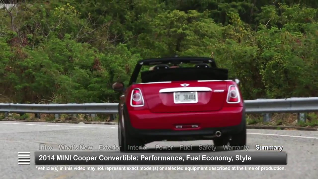 2014 MINI Cooper Convertible Test Drive - YouTube