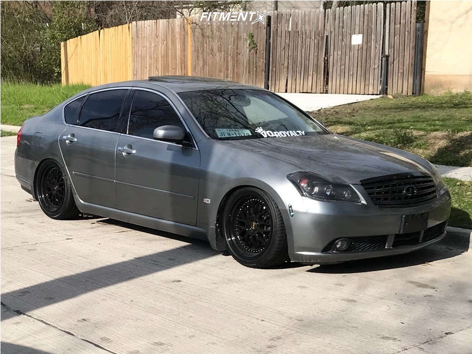 2007 INFINITI M35 X with 19x9.5 ESR Sr01 and Firestone 235x40 on Coilovers  | 494871 | Fitment Industries