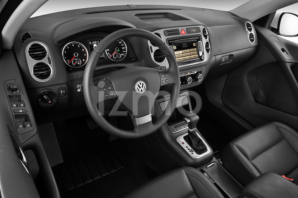 2010 Volkswagen Tiguan Wolfsburg High angle dashboard view | izmostock