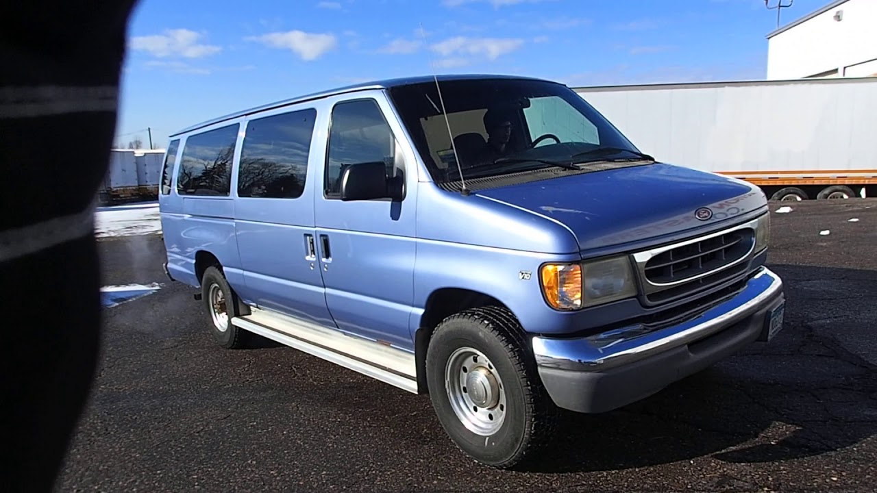 Lot 149 - 1997 Ford Club Wagon XLT 15 Passenger Van - YouTube