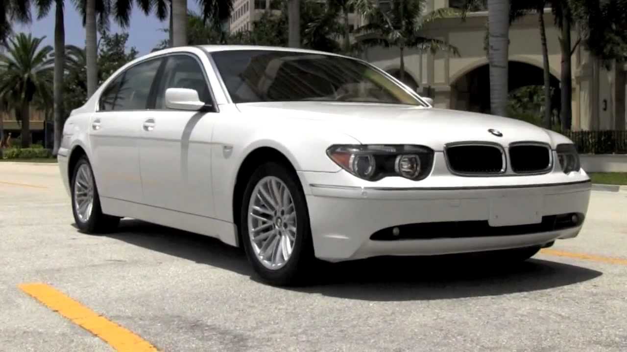 2003 BMW 745Li Alpine White Gulfstream Motorcars - YouTube