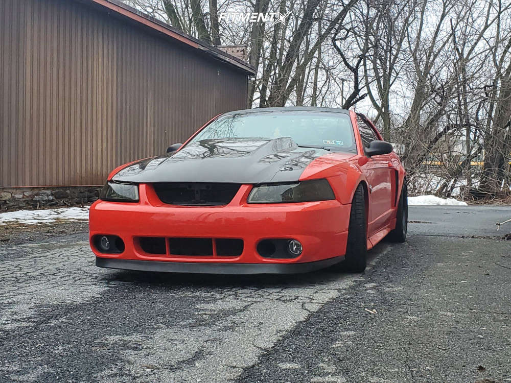 1999 Ford Mustang GT with 18x9.5 Aodhan Ah01 and Toyo Tires 275x30 on  Lowering Springs | 748900 | Fitment Industries