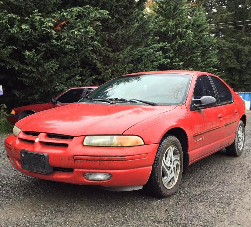 1998 Dodge Stratus, the official car of the guy that uses a cassette  adapter instead of just getting one of those gas station Bluetooth fm  adapters or a new radio. : r/regularcarreviews