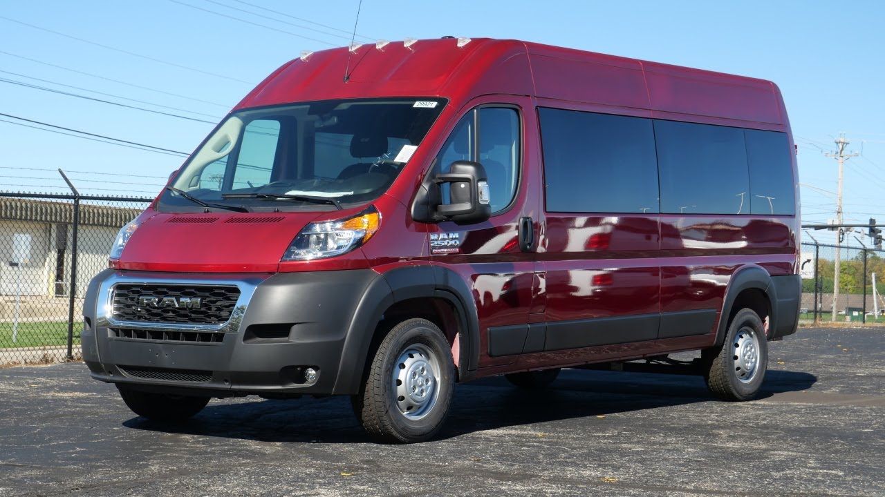 2020 Ram ProMaster 2500 Window Van - 159" WB High-Roof Commercial Cargo Van  For Sale | 29921T - YouTube