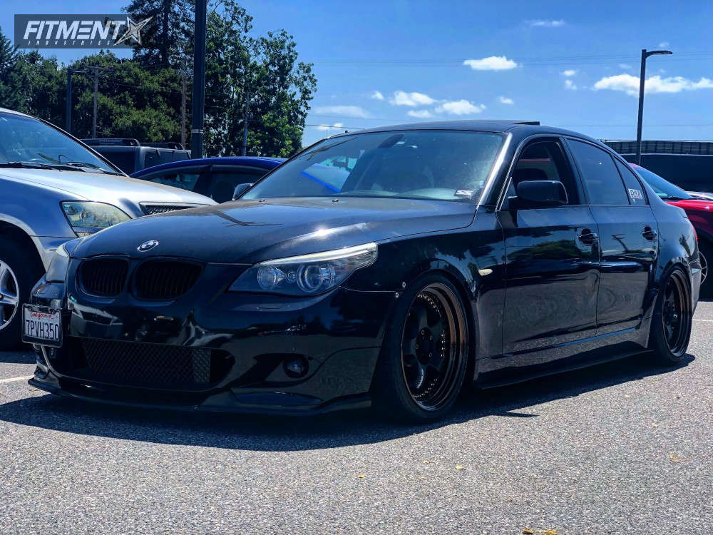 2010 BMW 528i Base with 19x9.5 Work Meister S1 3p and Toyo Tires 235x35 on  Coilovers | 473617 | Fitment Industries